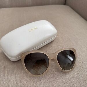 Chloé Beige Sunglasses